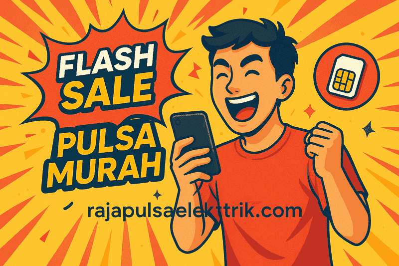 Flash Sale Pulsa Murah, Stok Terbatas Siapa Cepat Dia Dapat