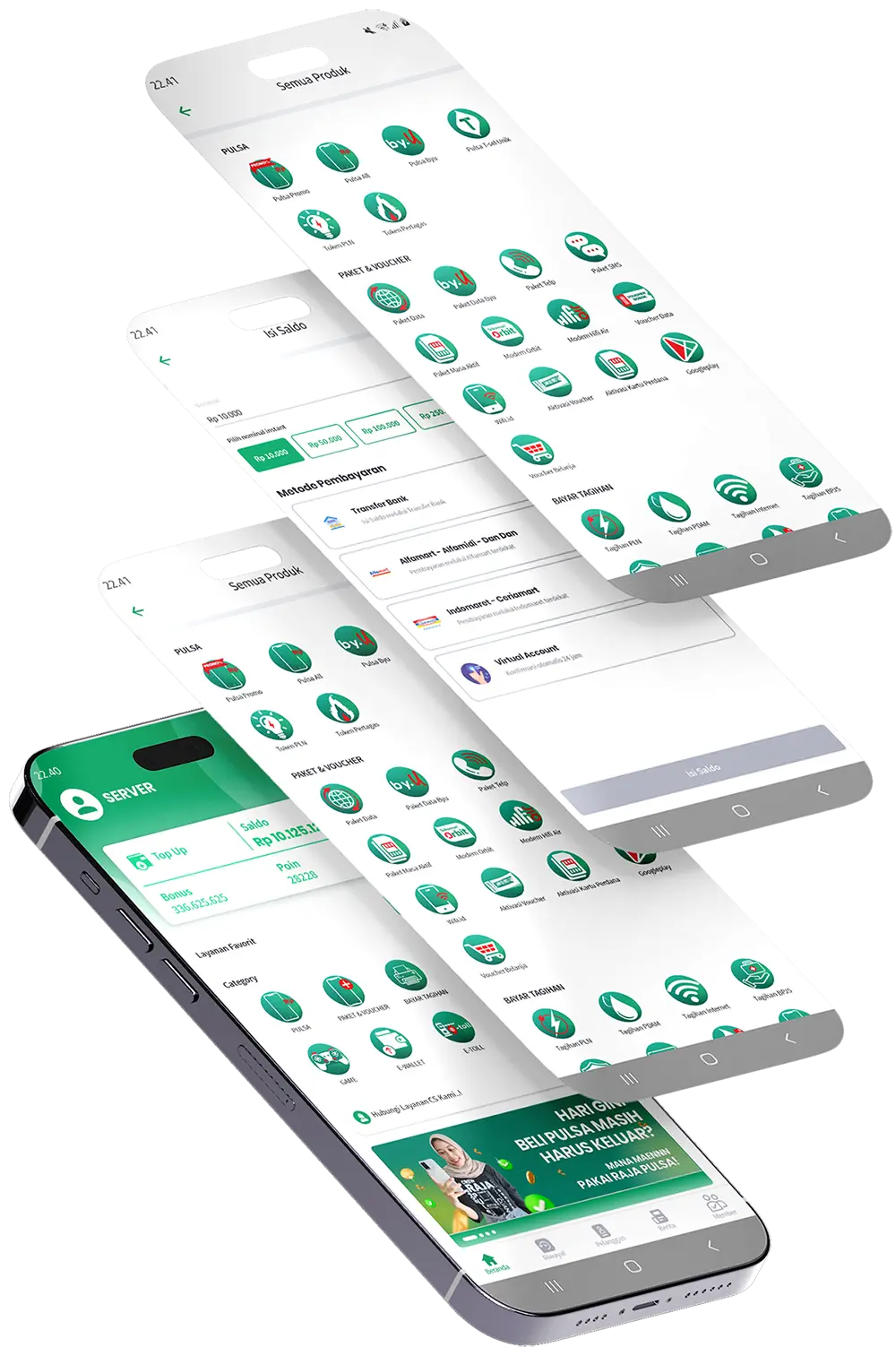 Raja Pulsa aplikasi distributor pulsa dan PPOB