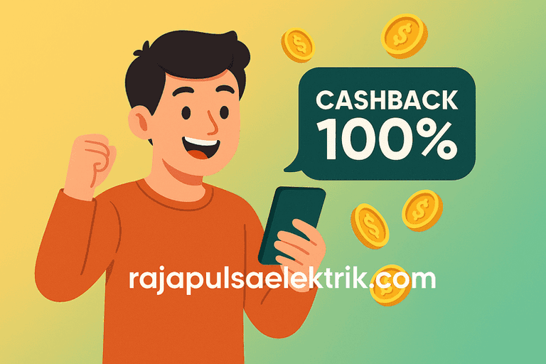Isi Pulsa Dapat Cashback 100%, Klaim Sebelum Habis