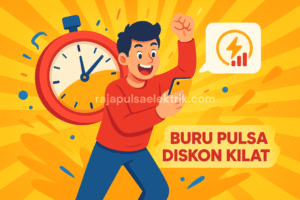 Buru Pulsa Diskon Kilat, Harga Miring Cuma Beberapa Menit