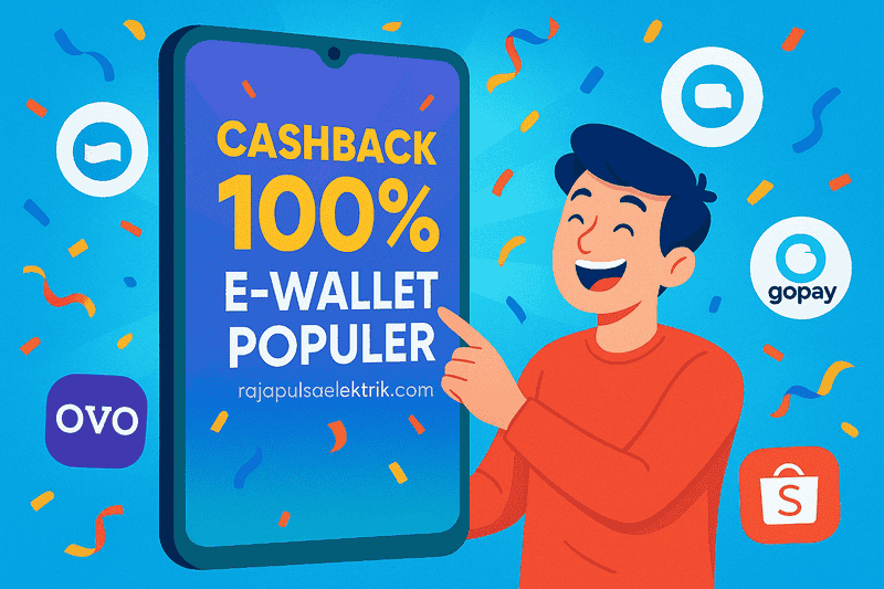 Cashback 100% E‑Wallet Populer