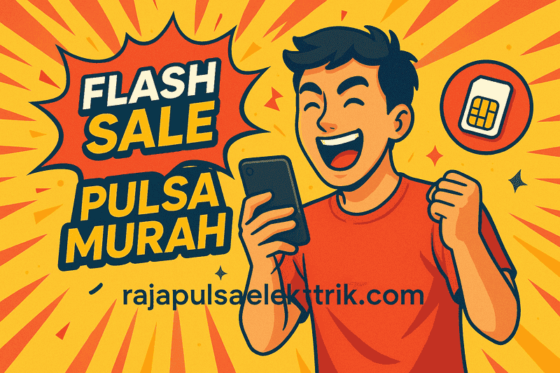 Flash Sale Pulsa Murah, Stok Terbatas Siapa Cepat Dia Dapat
