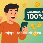 cashback 100% pulsa